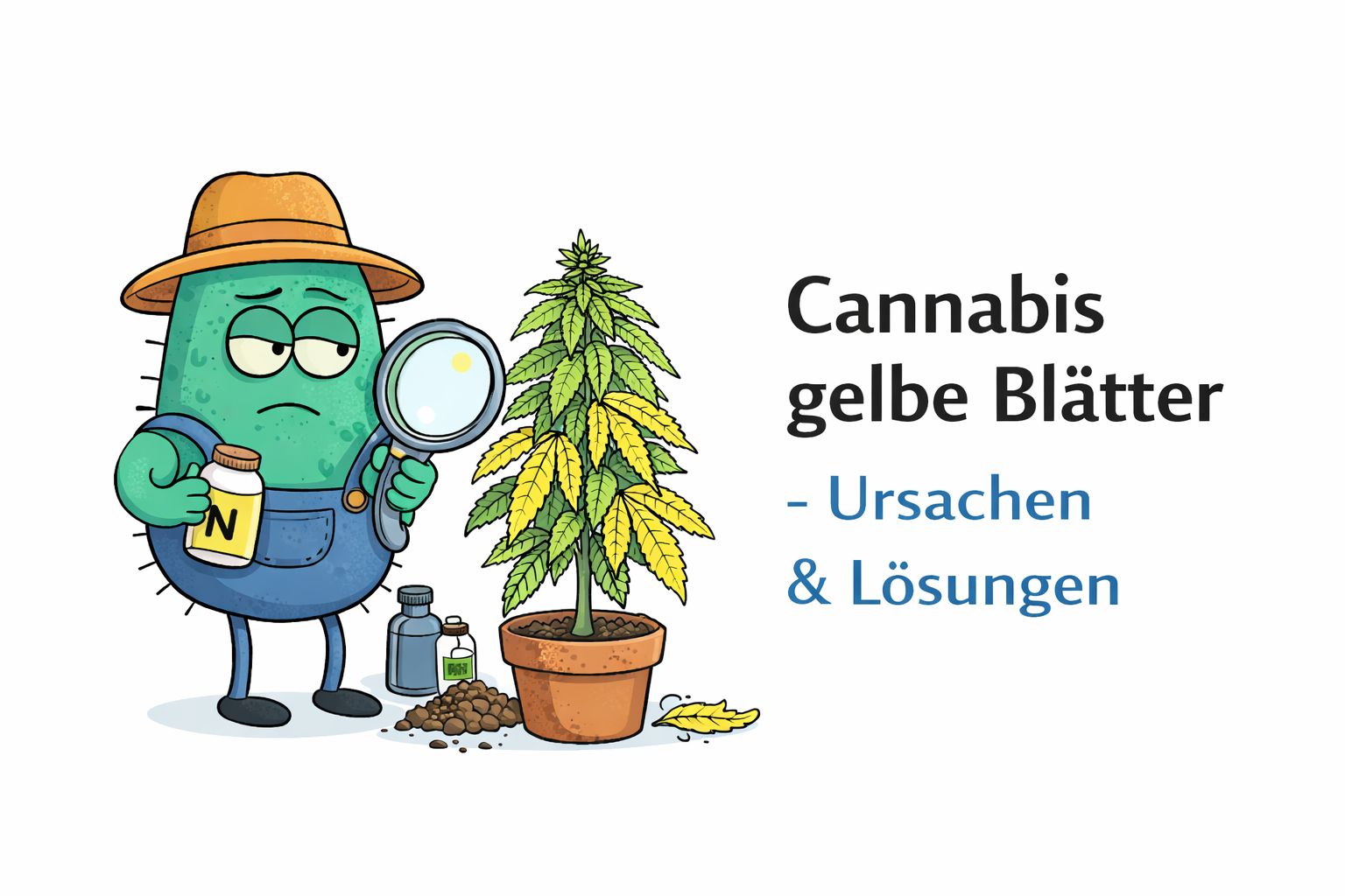 Cannabis gelbe Blätter – Ursachen erkennen und richtig reagieren