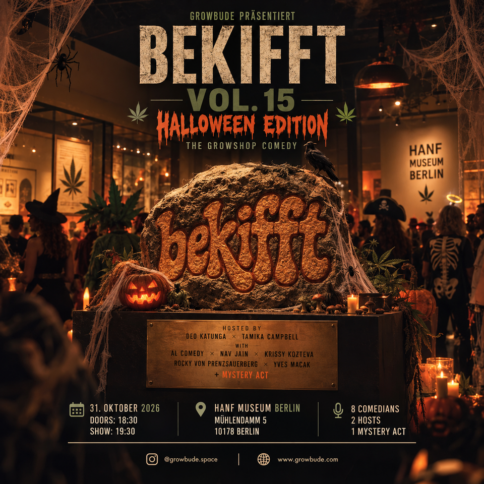 BEKIFFT Halloween im Hanf Museum Berlin 2026