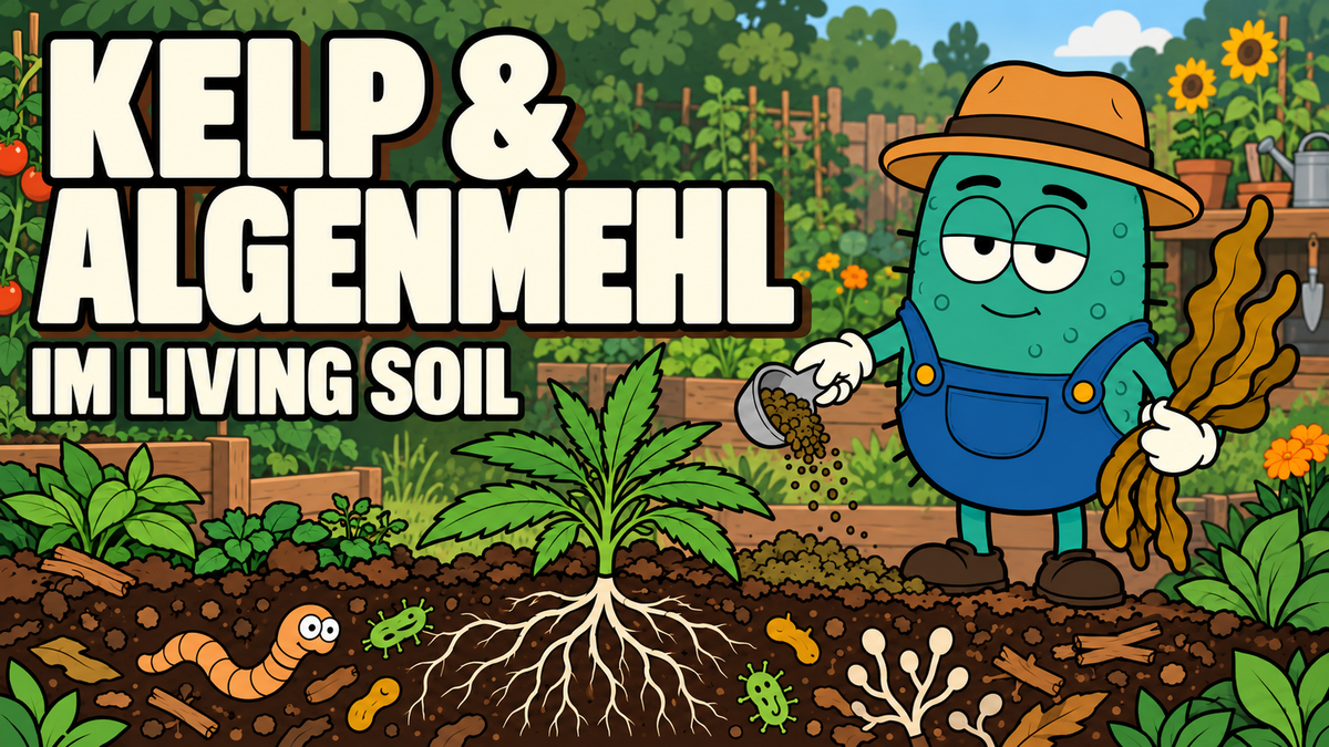 Kelp und Algenmehl im Living Soil: Anwendung, Dosierung und typische Fehler