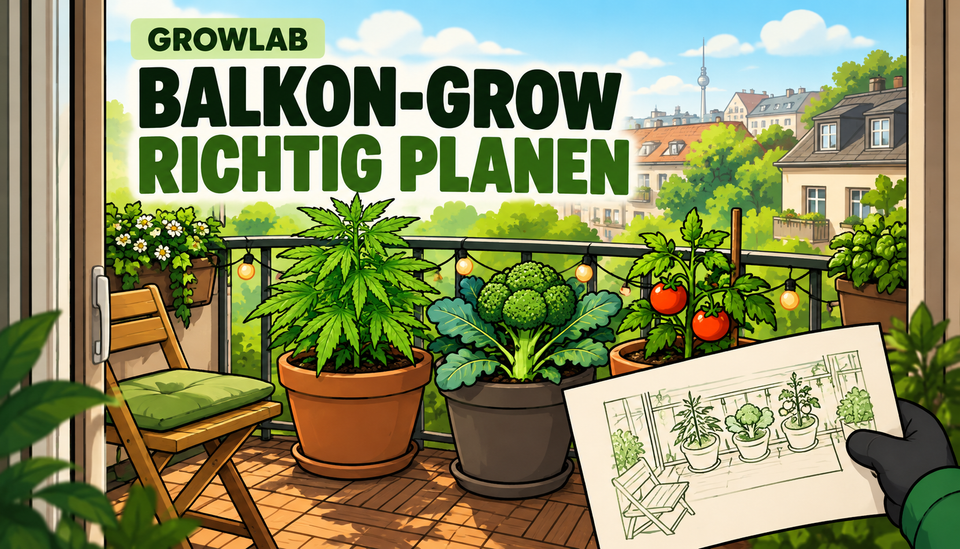 Balkon-Grow Guide: Cannabis auf dem Balkon anbauen - der umfassendste Leitfaden - CannaSelection®