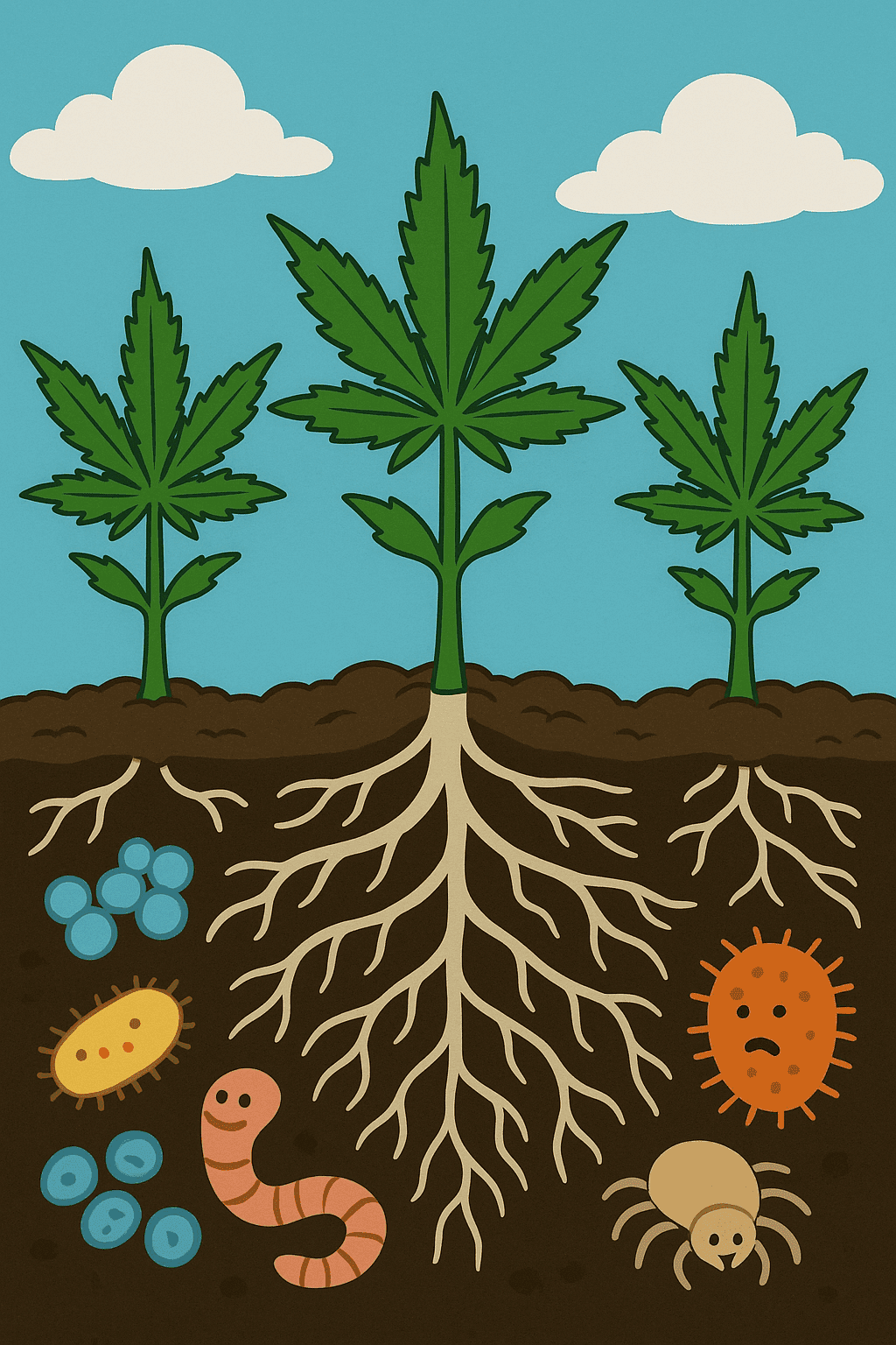 Cannabis & Bodenleben: Warum besonders Cannabispflanzen darauf reagieren - CannaSelection®