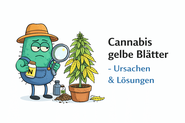Cannabis gelbe Blätter – Ursachen erkennen und richtig reagieren