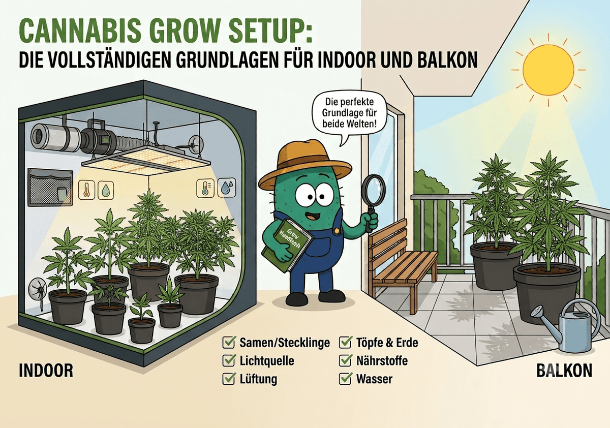 Cannabis Grow Setup: Die vollständige Grundlage für Indoor und Balkon - CannaSelection®