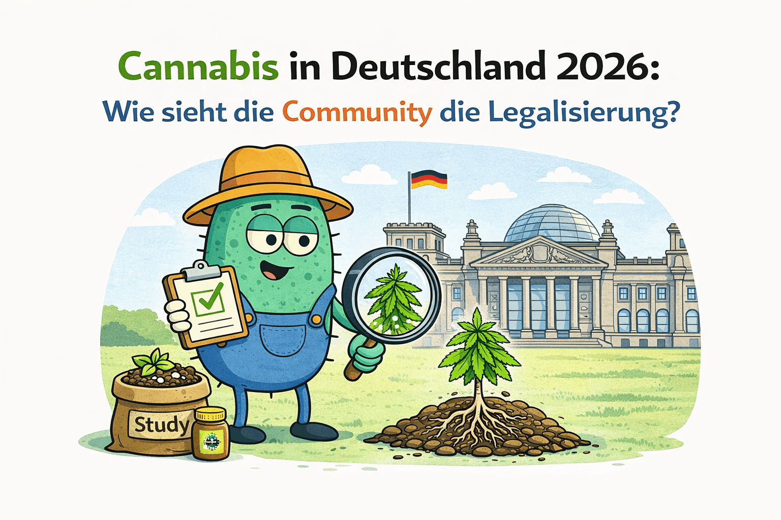 Cannabis-Studie Deutschland 2026: Was die Community wirklich über Legalisierung, Alltag und Unsicherheit sagt - CannaSelection®