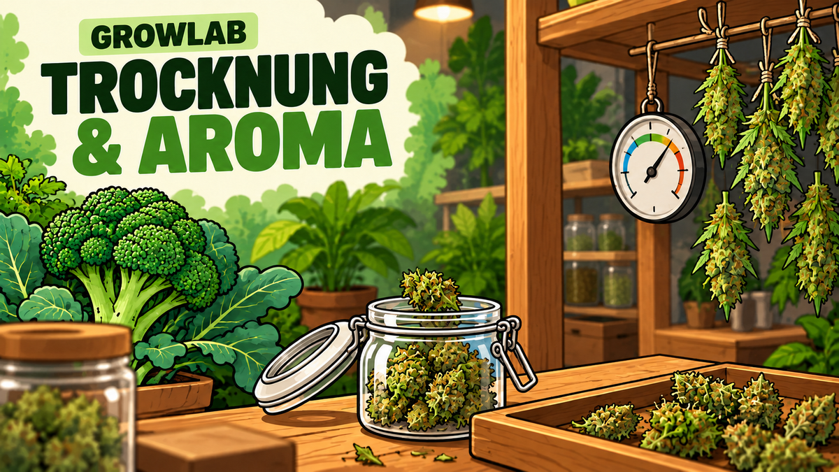 Secado del cannabis: lo que revelan el aspecto y el aroma
