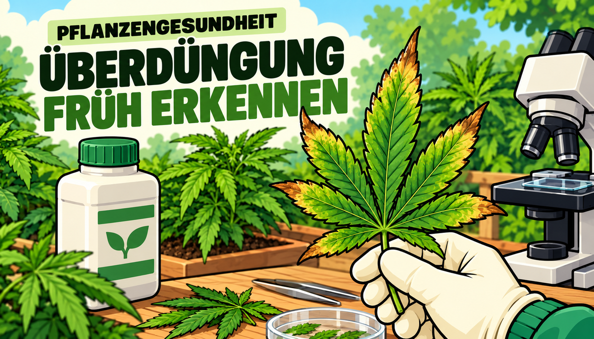 Cannabis Überdüngung erkennen und beheben - CannaSelection®