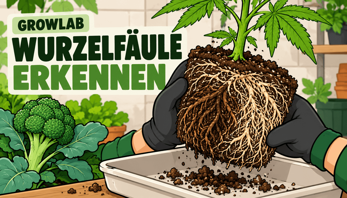 Cannabis Wurzelfäule erkennen - CannaSelection®