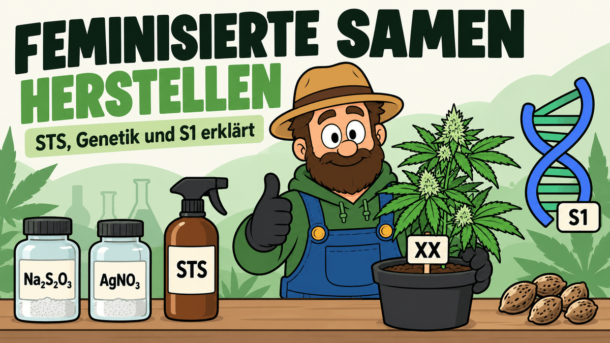 Feminisierte Cannabis-Samen selbst herstellen: STS, S1 und Genetik erklärt - CannaSelection®