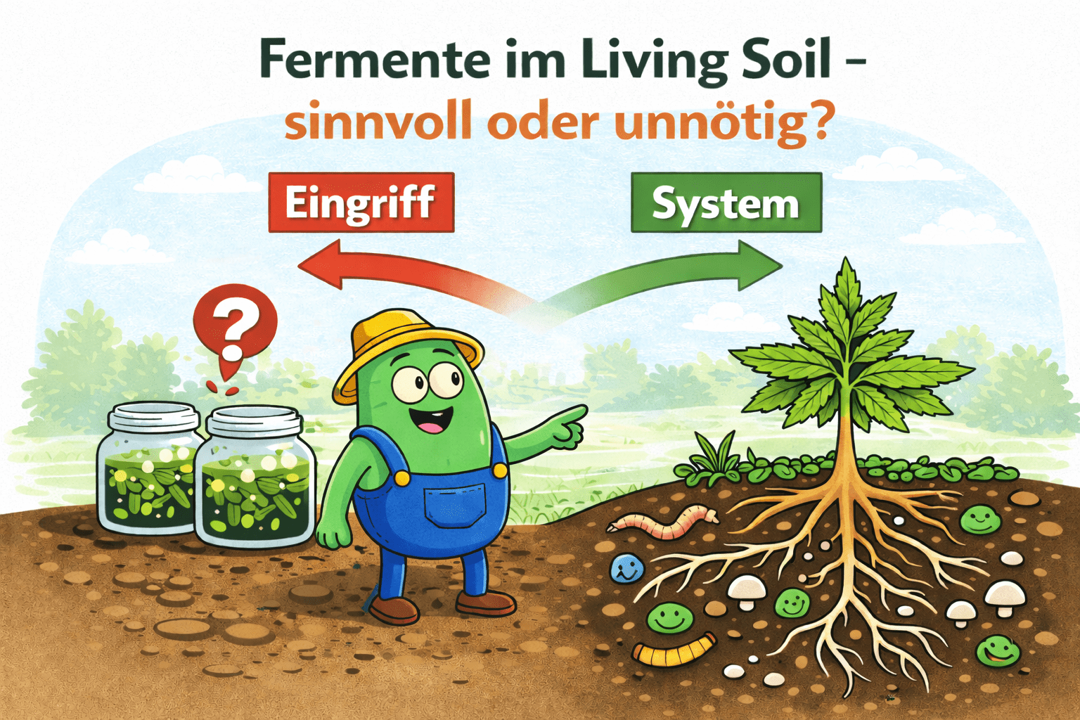 Fermente im Living Soil: Gamechanger – oder nur ein Zeichen, dass dein System nicht funktioniert? - CannaSelection®