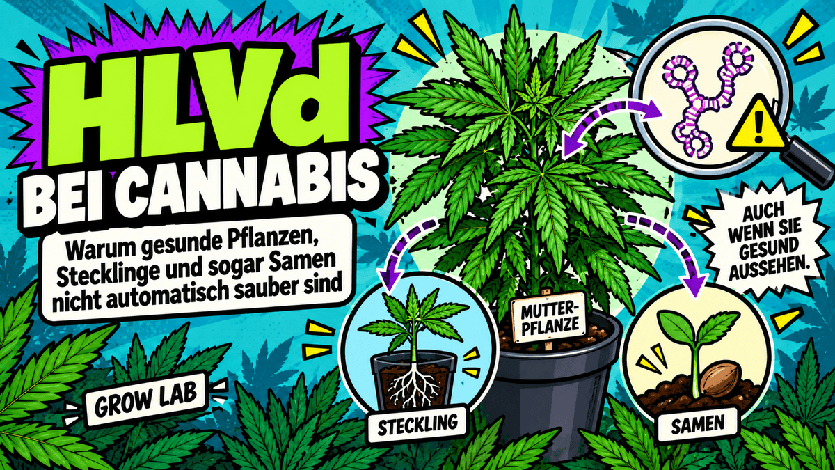 HLVd bei Cannabis: Warum gesunde Pflanzen, Stecklinge und sogar Samen nicht automatisch sauber sind - CannaSelection®