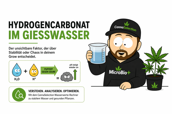 Hydrogencarbonat im Gießwasser