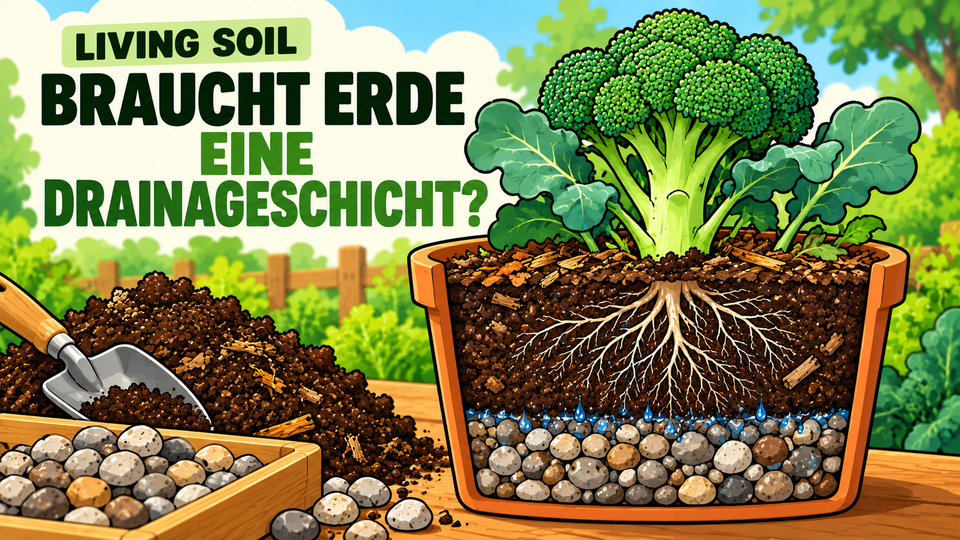 Ist eine Drainageschicht im Indoor-Beet notwendig? Warum grobe Schichten am Beetboden oft mehr Probleme schaffen als lösen - CannaSelection®