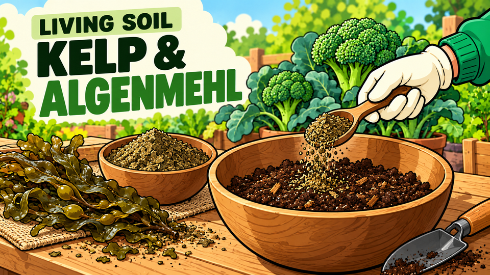 Kelp und Algenmehl im Living Soil: Anwendung, Dosierung und typische Fehler - CannaSelection®