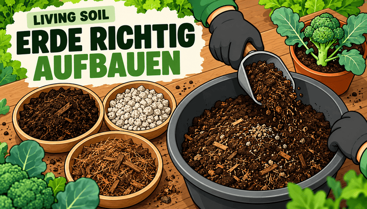 Living Soil Erde richtig aufbauen: Mischung, Struktur und der Unterschied zwischen Topf und Beet - CannaSelection®