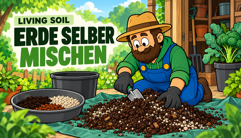 Living Soil Erde selber mischen: Das komplette Rezept für lebendige Cannabis-Erde - CannaSelection®