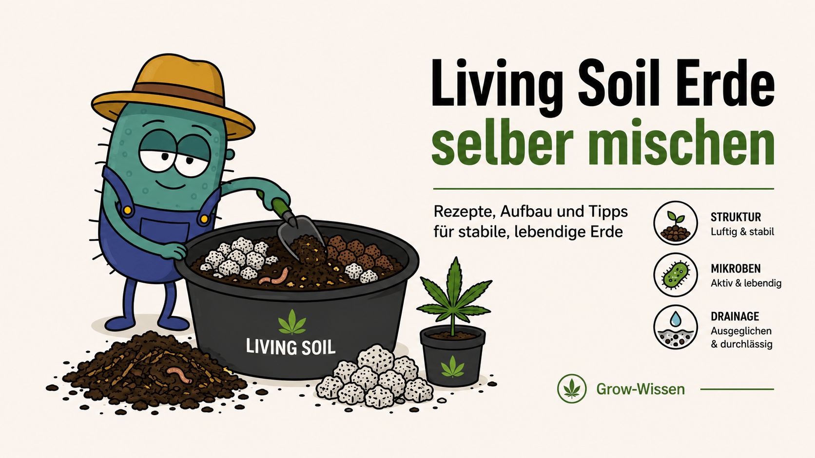 Living Soil Erde selber mischen: Das komplette Rezept für lebendige Cannabis-Erde - CannaSelection®