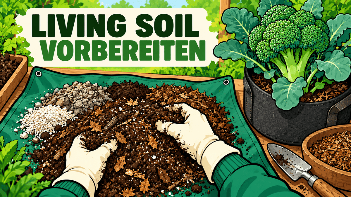 Living Soil selbst herstellen: So bereitest du deine Living Soil Base richtig vor - CannaSelection®