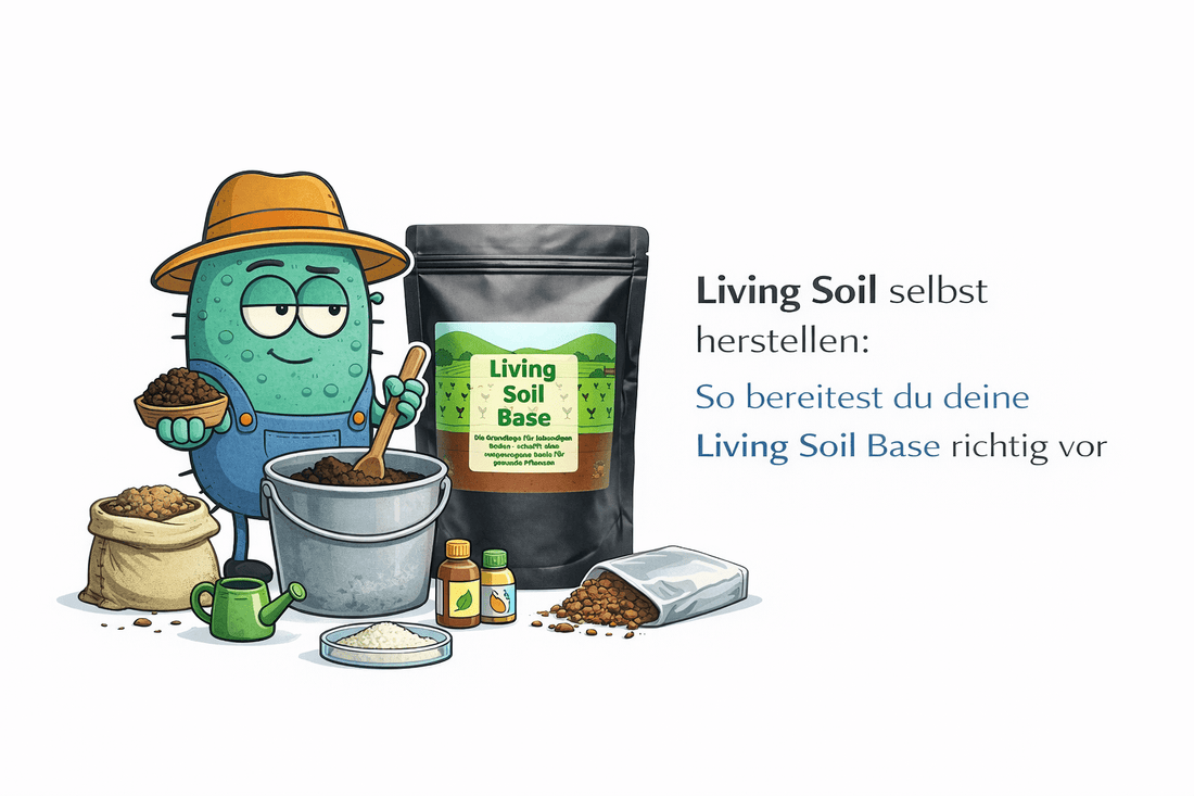 Living Soil selbst herstellen: So bereitest du deine Living Soil Base richtig vor - CannaSelection®