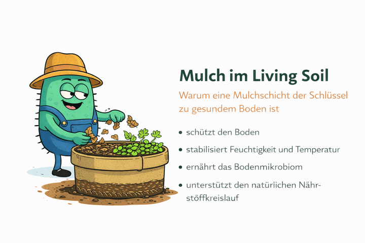 Mulch im Living Soil – warum eine Mulchschicht der Schlüssel zu gesundem Boden ist - CannaSelection®