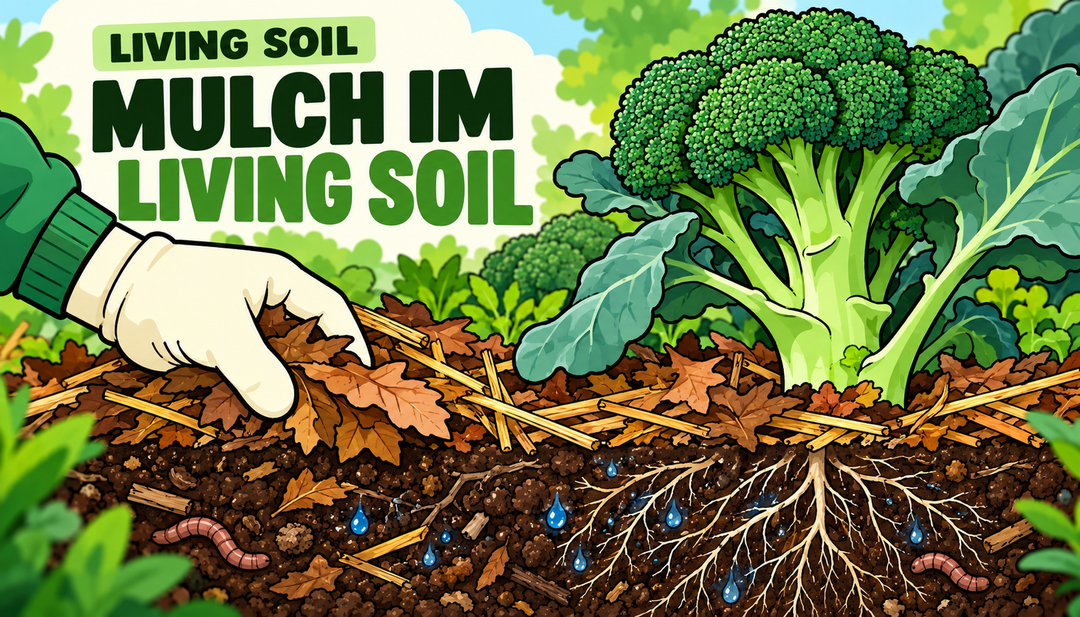 Mulch im Living Soil – warum eine Mulchschicht der Schlüssel zu gesundem Boden ist - CannaSelection®