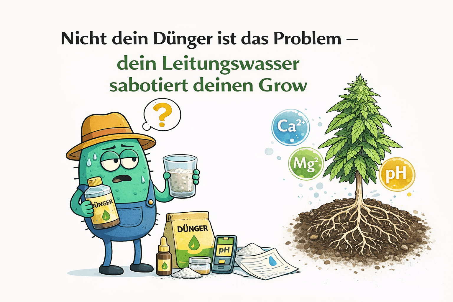 Nicht dein Dünger ist das Problem – dein Leitungswasser sabotiert deinen Grow - CannaSelection®