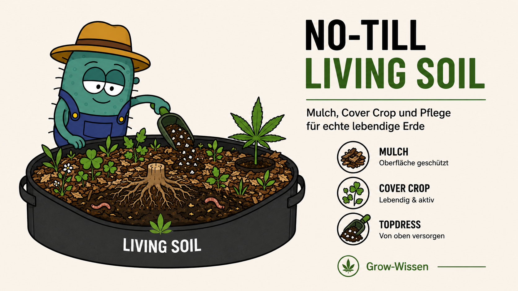 No-Till Living Soil: Warum echte lebendige Erde nicht nach jedem Run neu startet