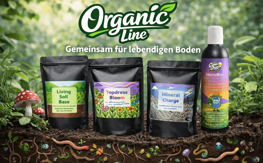 Organic Line – Organischer Grow beginnt mit lebendigem Boden - CannaSelection®