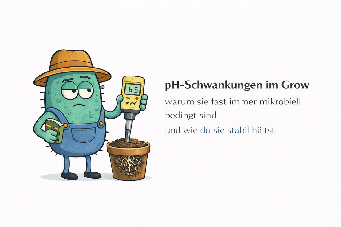 pH-Schwankungen im Grow – warum sie fast immer mikrobiell bedingt sind und wie du sie stabil hältst - CannaSelection®