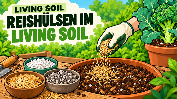 Reishülsen im Living Soil: Anwendung, Grenzen und Unterschiede zu Perlite und Bims - CannaSelection®