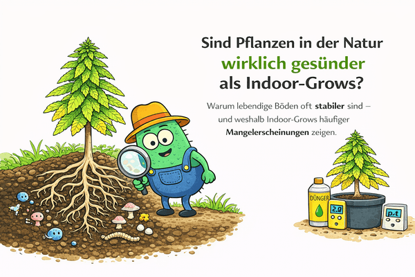 Sind Pflanzen in der Natur gesünder als im Indoor-Grow?