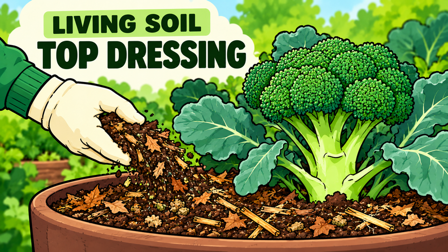 Top Dressing im Living Soil – organische Nährstoffe in der Blüte richtig nachlegen - CannaSelection®