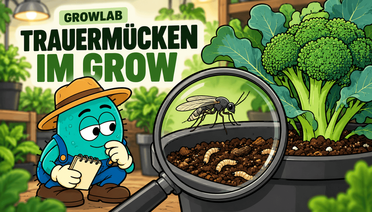 Trauermücken im Grow - Ursachen, Schäden und biologische Lösungen - CannaSelection®