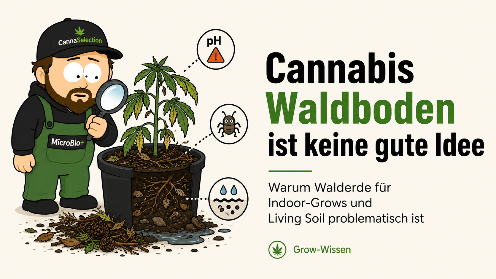Waldboden ist nichts für deinen Grow - CannaSelection®