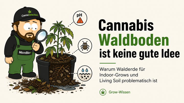 Waldboden ist nichts für deinen Grow - CannaSelection®