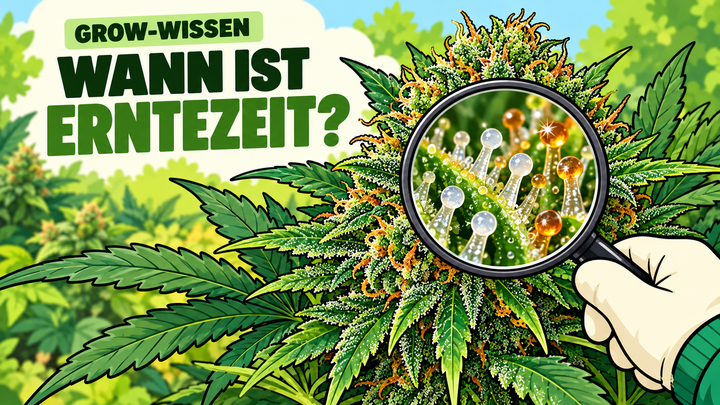 Wann ist Erntezeit? So erkennst du wirklich reife Cannabisblüten - CannaSelection®
