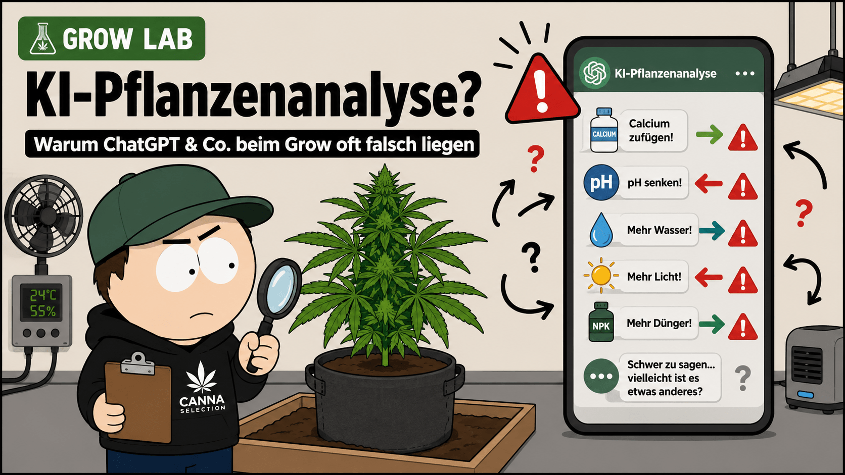 Warum KI deinen Grow ruiniert - CannaSelection®