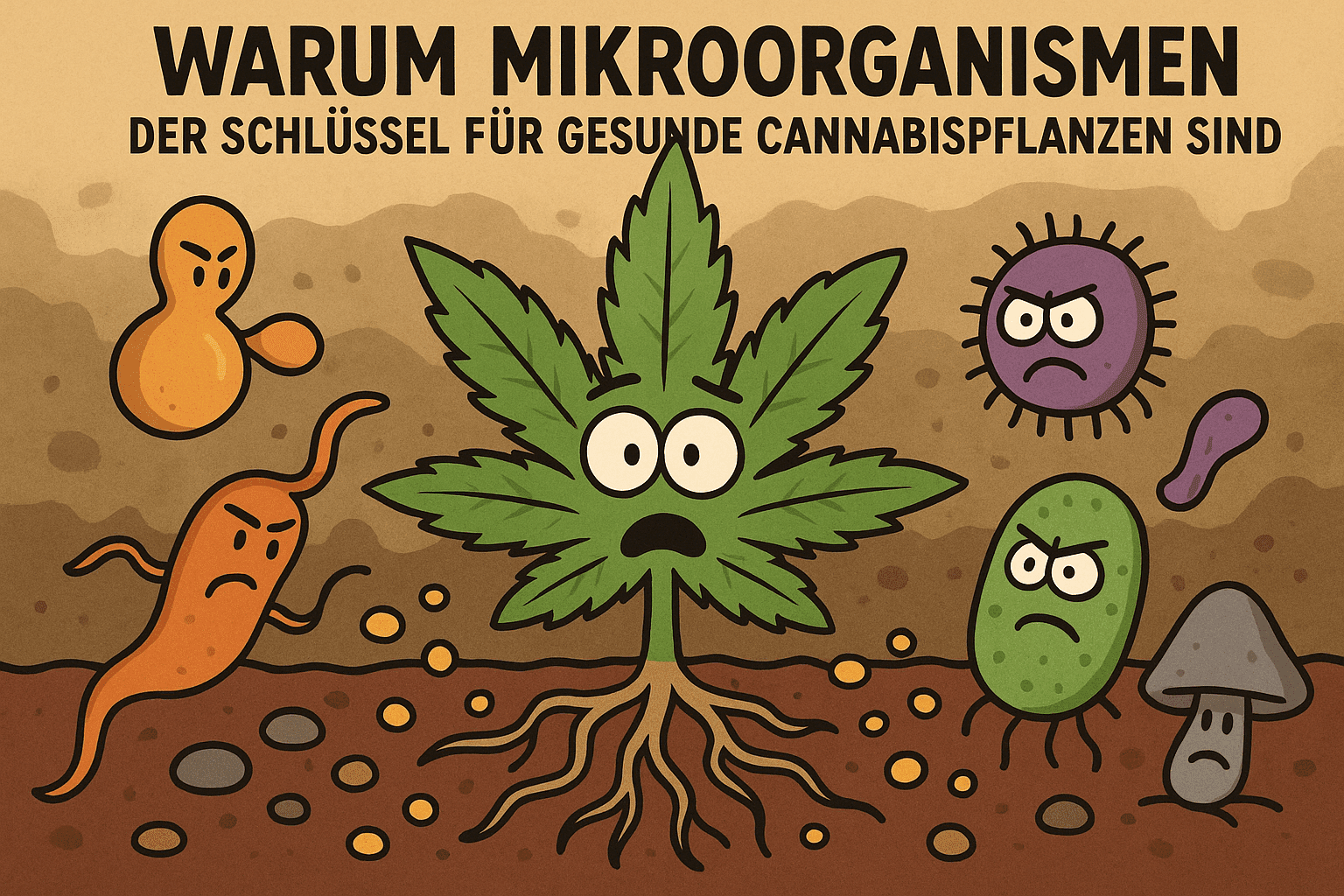 Warum Mikroorganismen der Schlüssel für gesunde Cannabispflanzen sind – Die wahre Macht im Wurzelraum - CannaSelection®