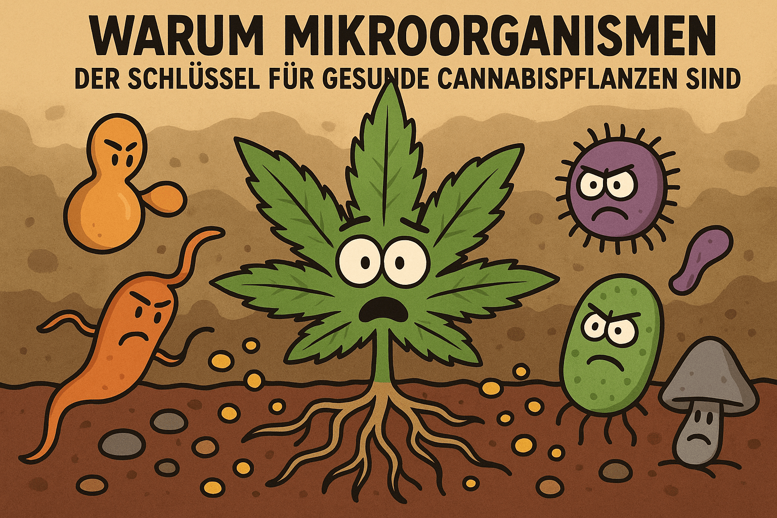 Warum Mikroorganismen der Schlüssel für gesunde Cannabispflanzen sind – Die wahre Macht im Wurzelraum - CannaSelection
