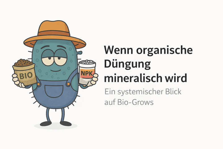 Wenn organische Düngung mineralisch wird – ein systemischer Blick auf Bio-Grows