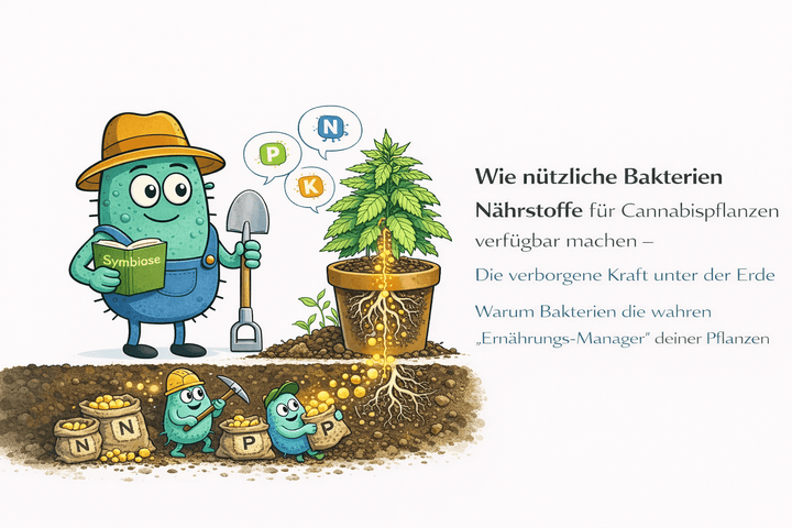 Wie nützliche Bakterien Nährstoffe für Cannabispflanzen verfügbar machen – Die verborgene Kraft unter der Erde