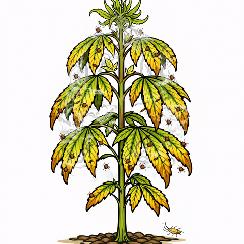 Spider mite infestation