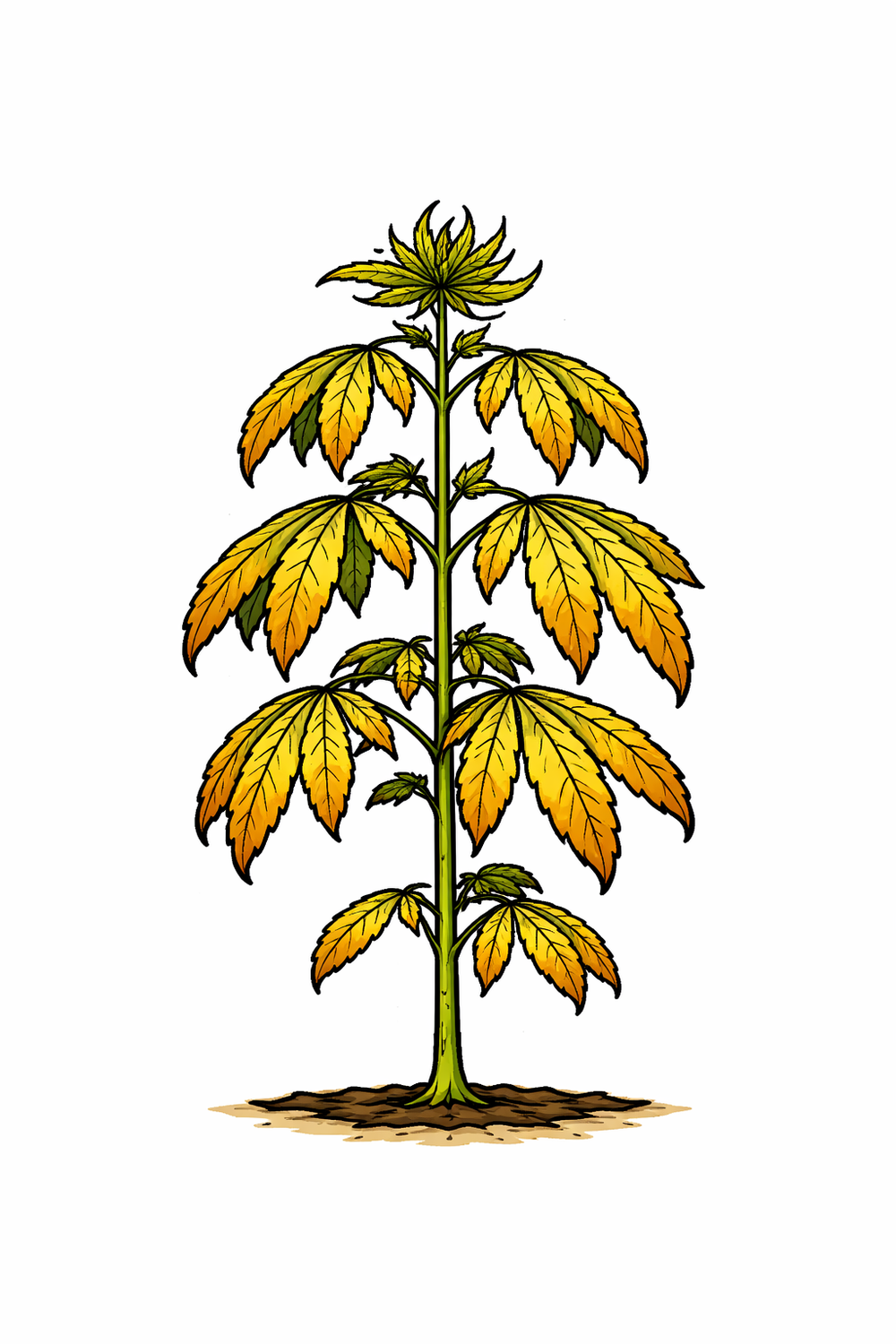 Stickstoffmangel (N)