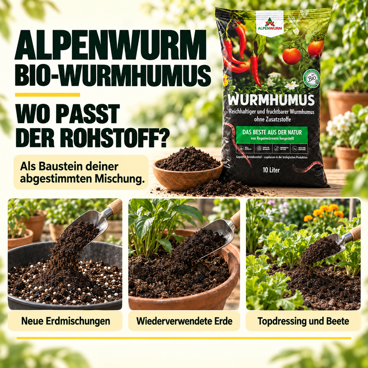 Alpenwurm Bio-Wurmhumus - CannaSelection®