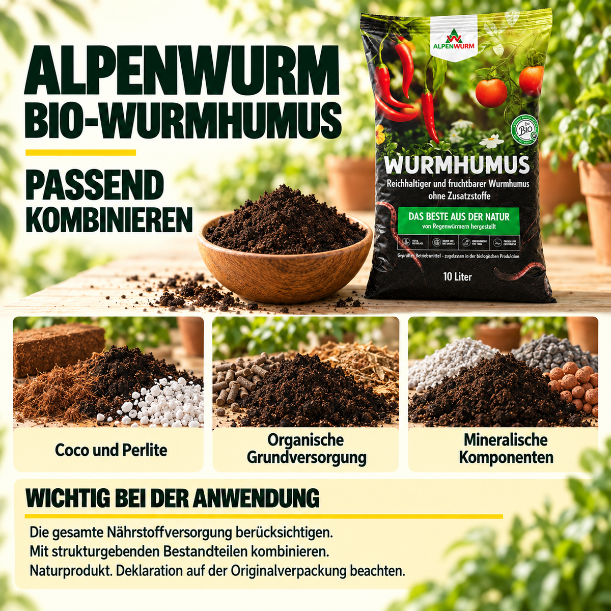 Alpenwurm Bio-Wurmhumus - CannaSelection®