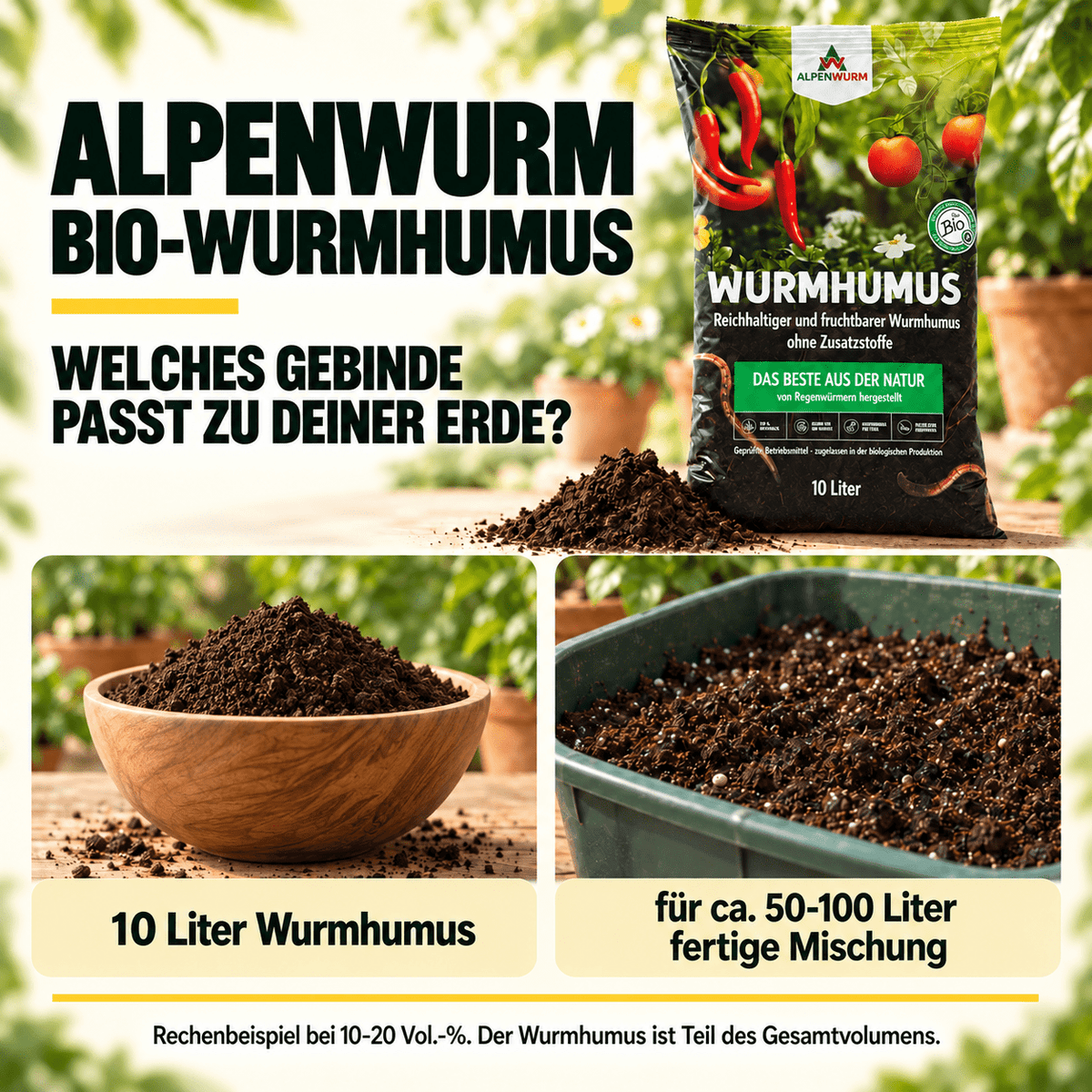 Alpenwurm Bio-Wurmhumus - CannaSelection®