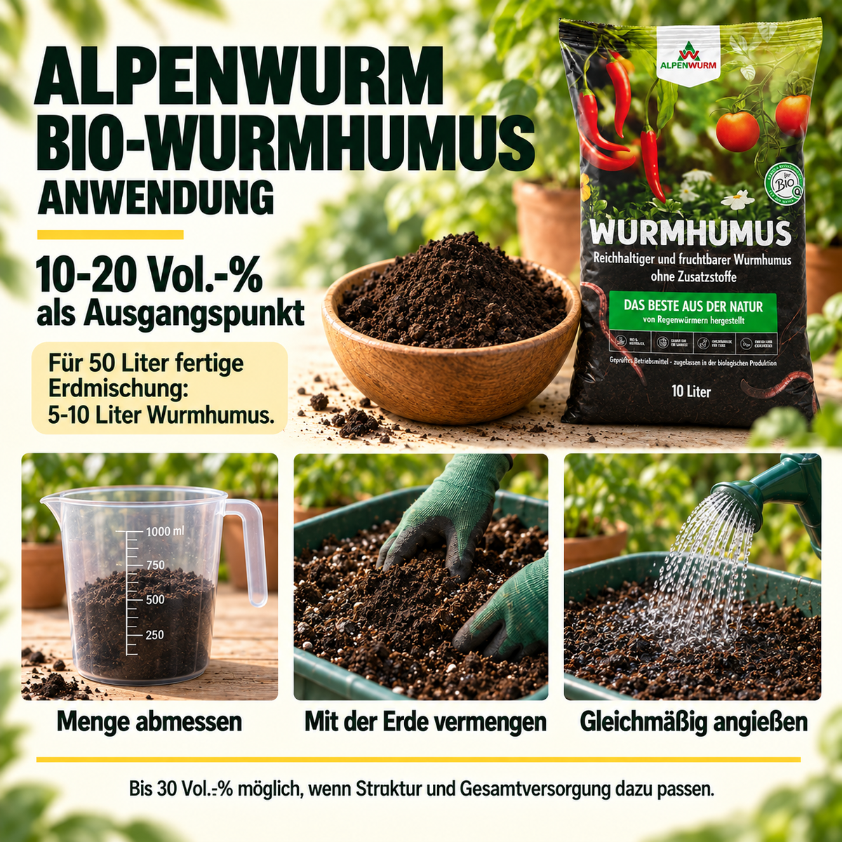 Alpenwurm Bio-Wurmhumus - CannaSelection®
