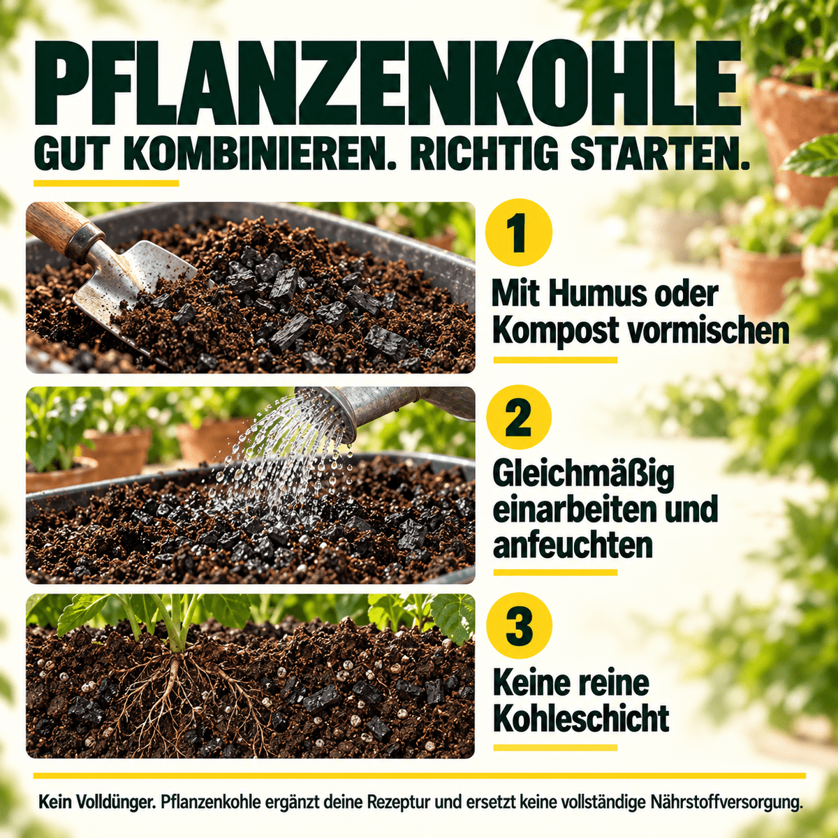 Biochar / Pflanzenkohle - CannaSelection®
