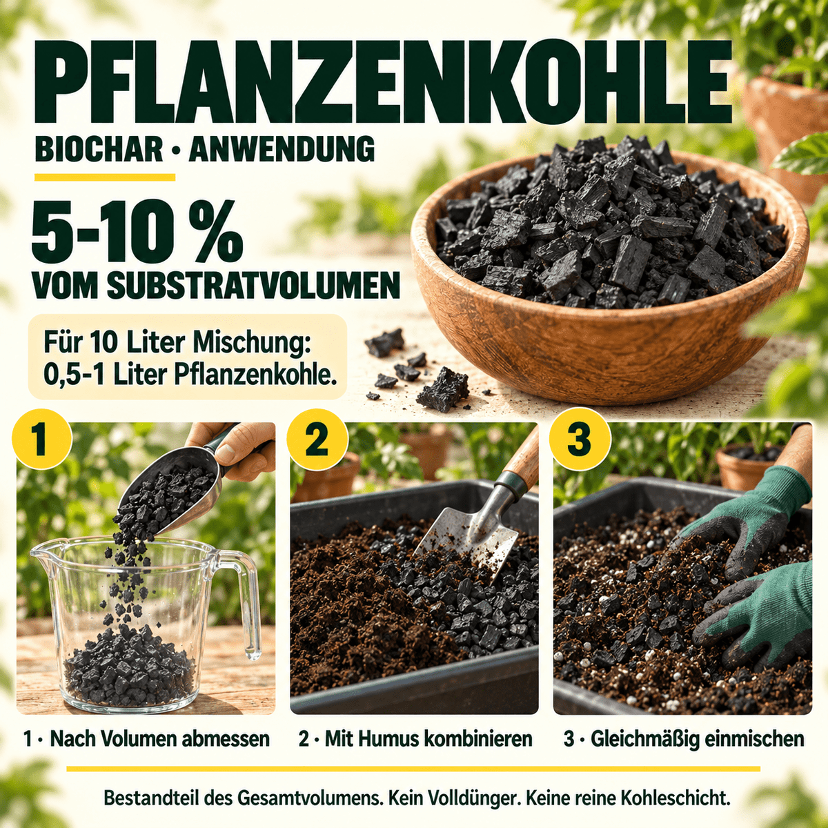 Biochar / Pflanzenkohle - CannaSelection®