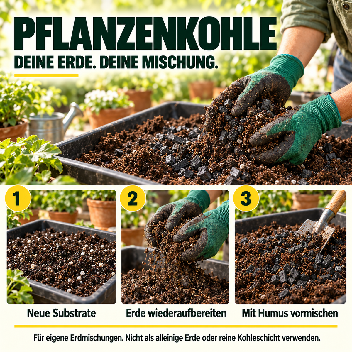 Biochar / Pflanzenkohle - CannaSelection®