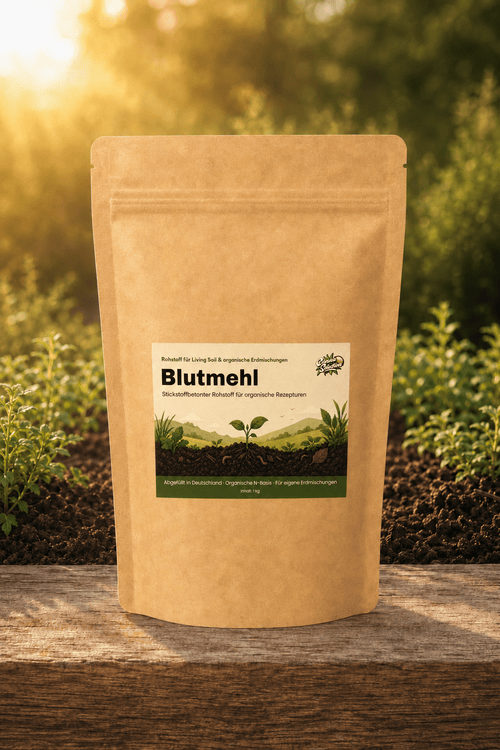 Blutmehl für Living Soil - tierischer Stickstoff-Rohstoff